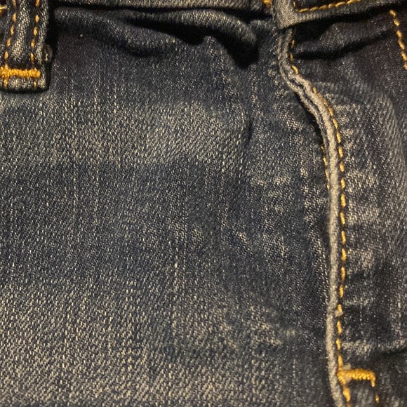 Hollister super skinny blue jeans embroidered design on back pockets w27 L29 - Picture 3 of 3